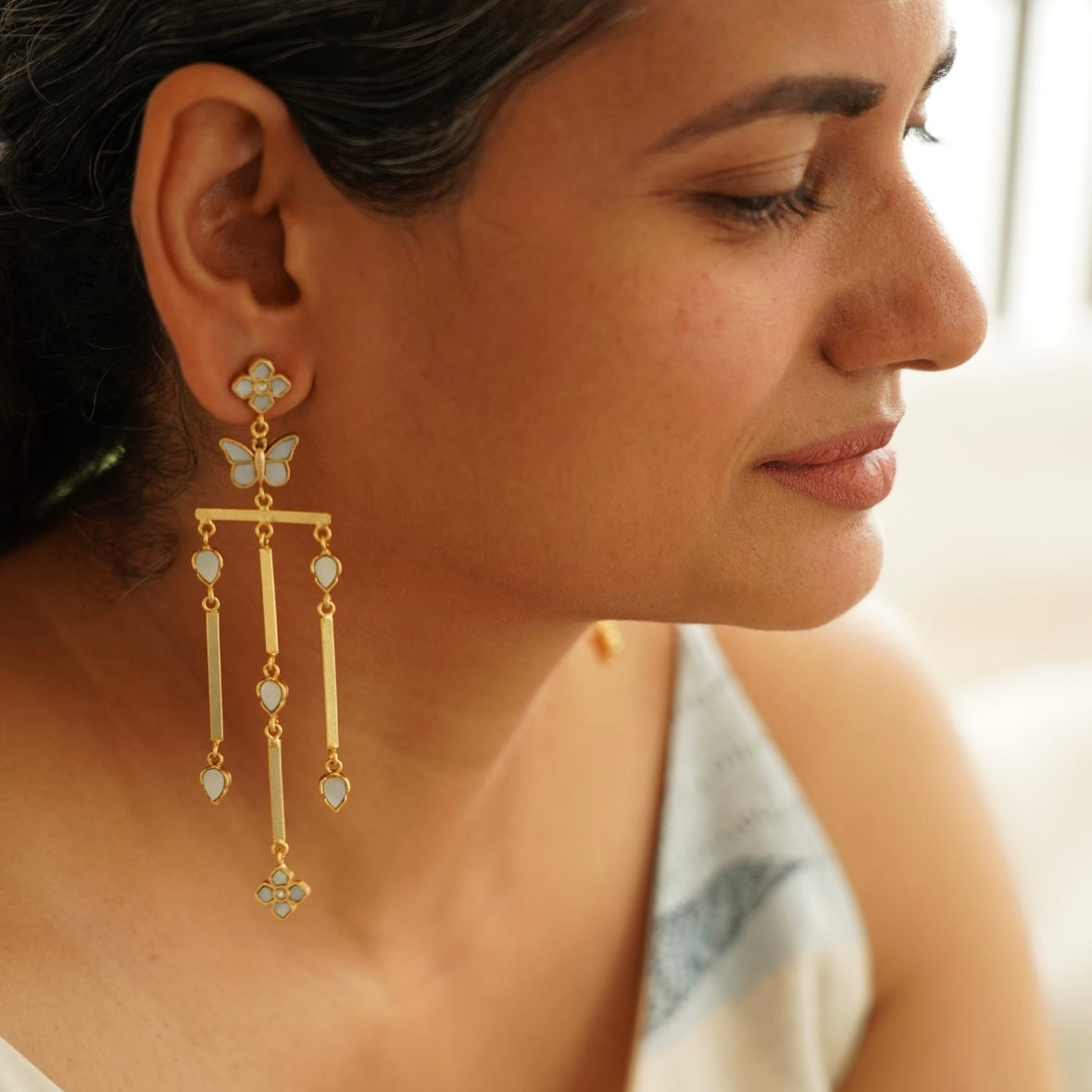 Mariposa Cascade Earrings L