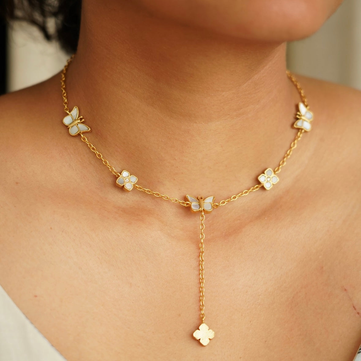 Mariposa Lariat Necklace