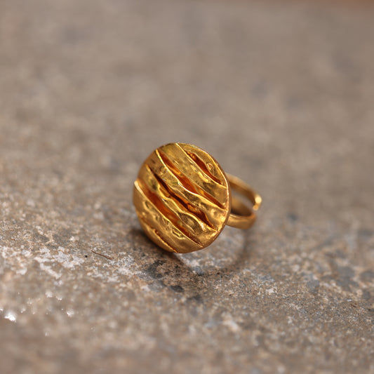 Wabi Sabi Dew Adjustable Ring