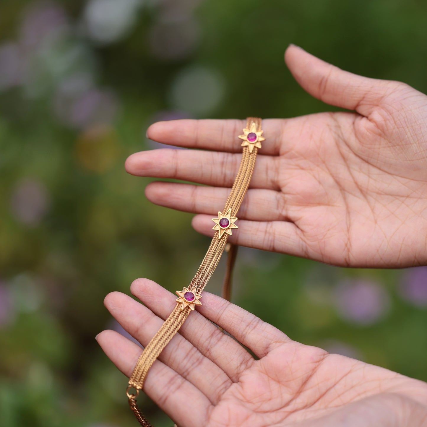 Choti Tara Mesh Choker- Rani