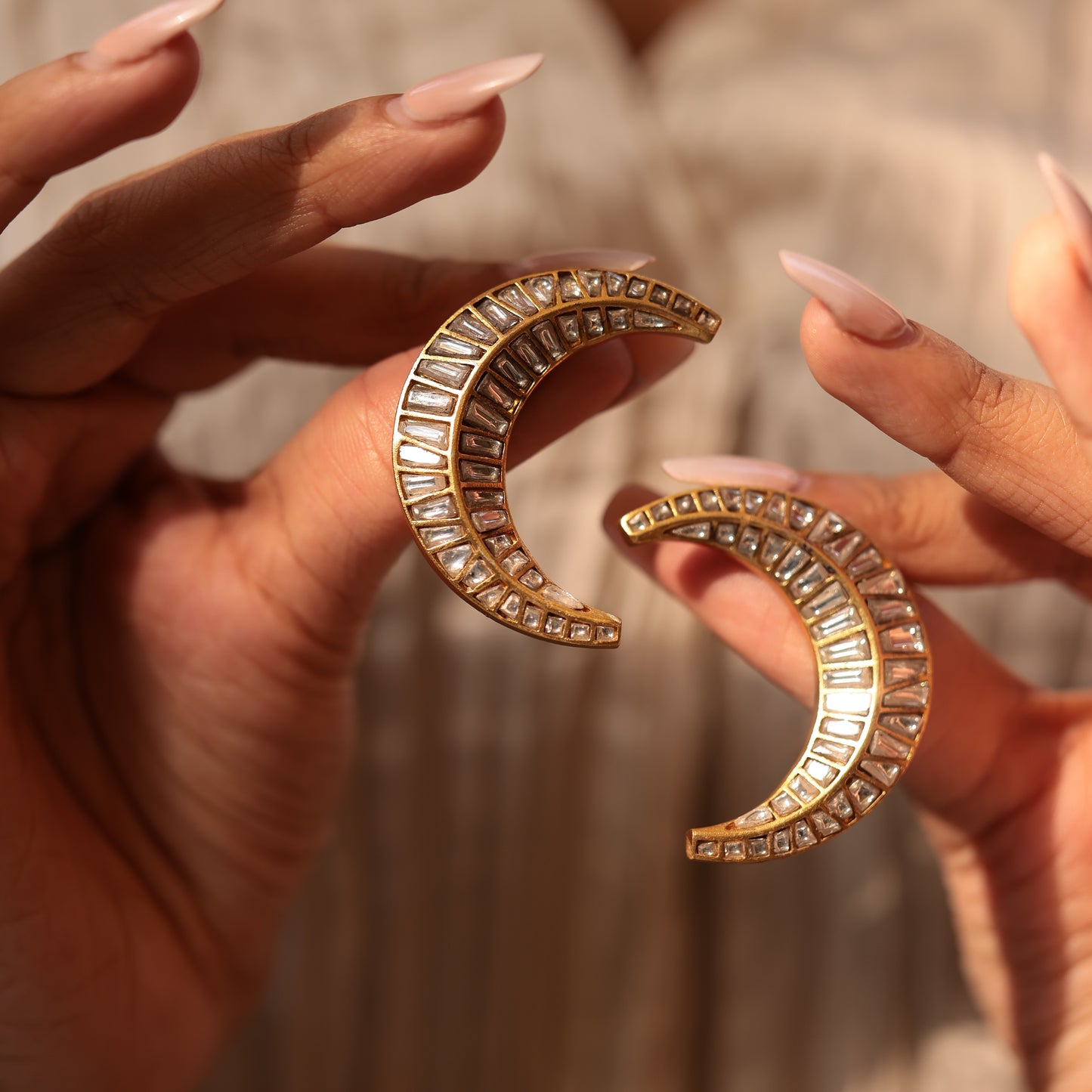 Chandni Statement Earrings -  made to order - 4 weeks