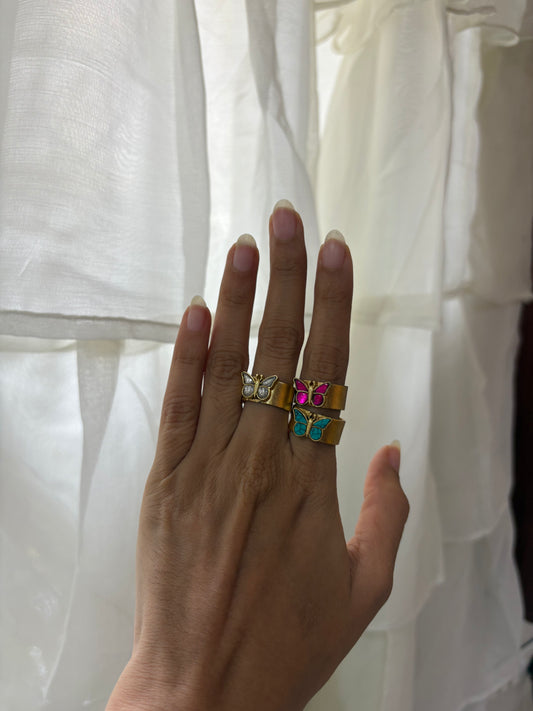 Mariposa - Sol Adjustable Band Ring