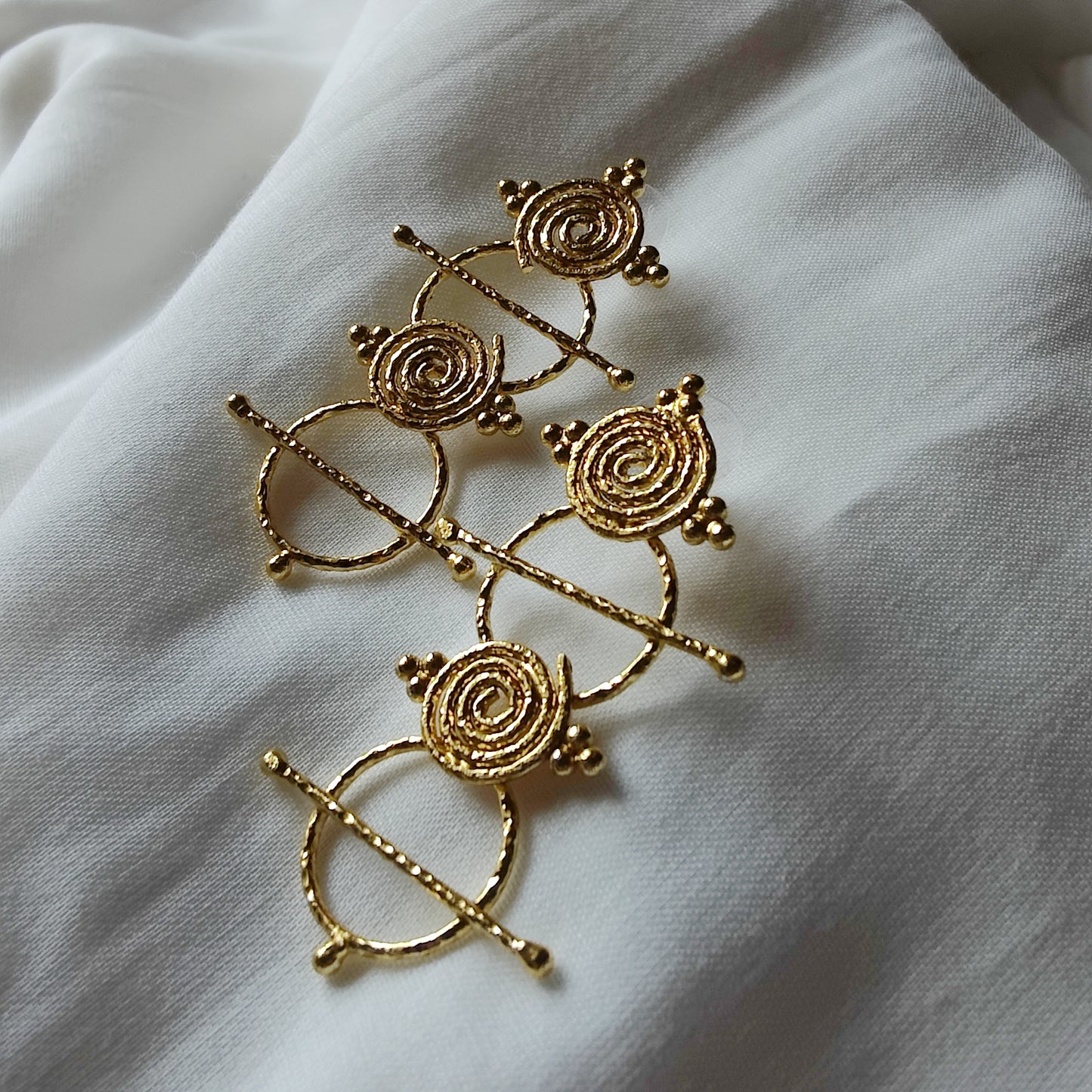 Tribe circle earrings