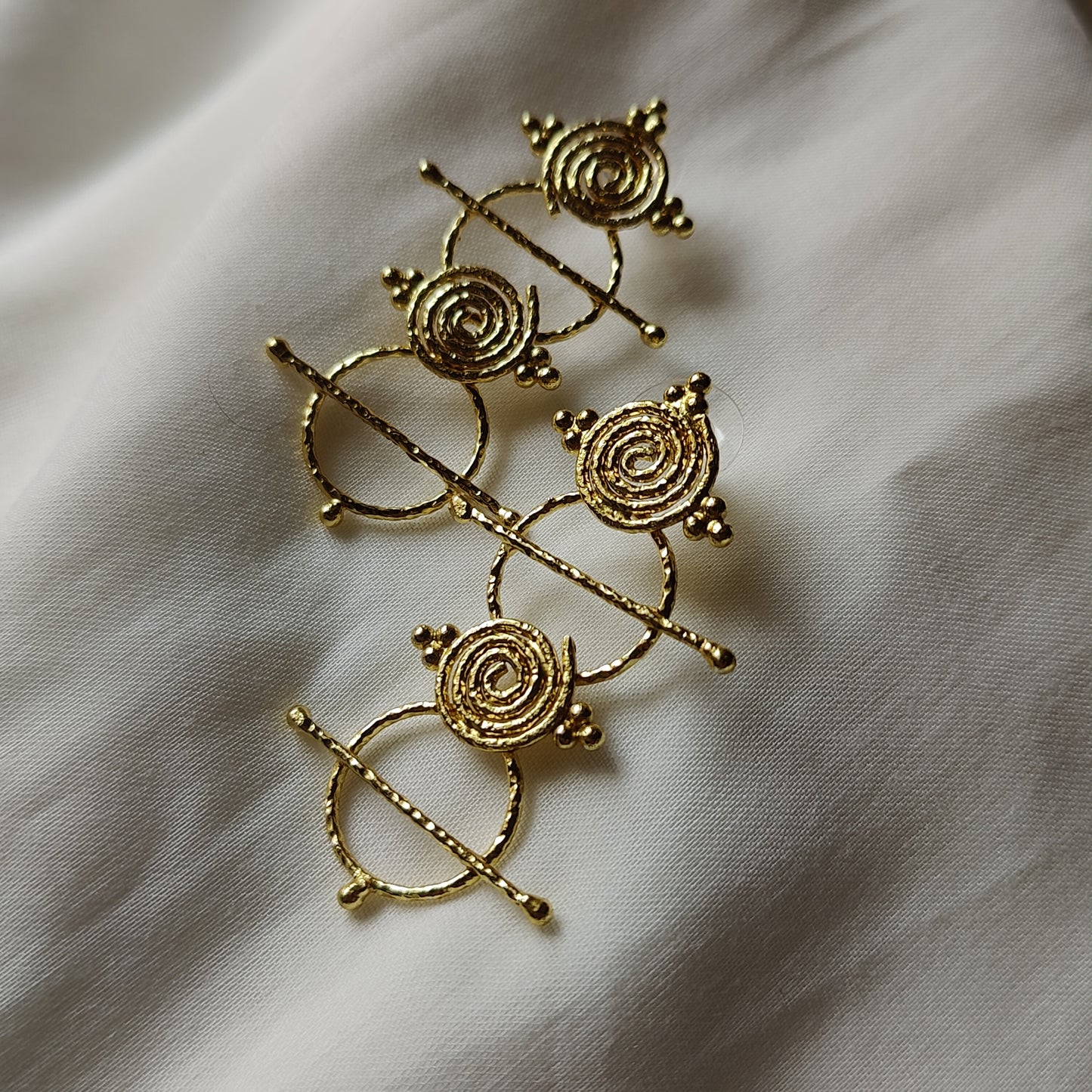 Tribe circle earrings