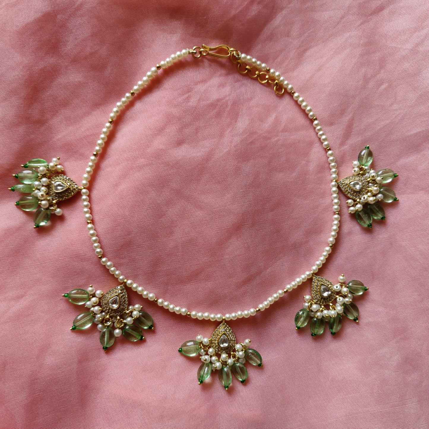 Samsara Necklace with studs