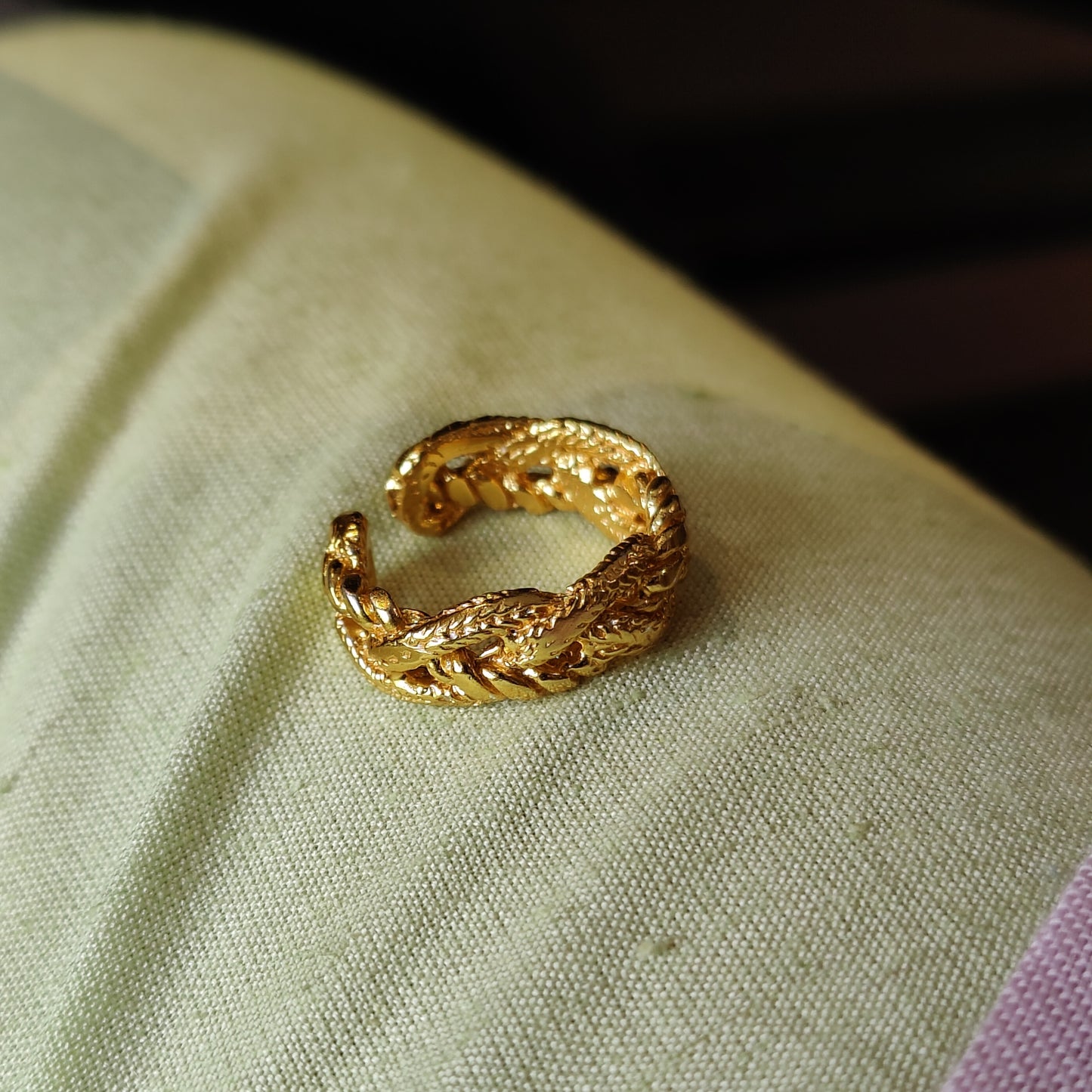 Braided Adjustable ring