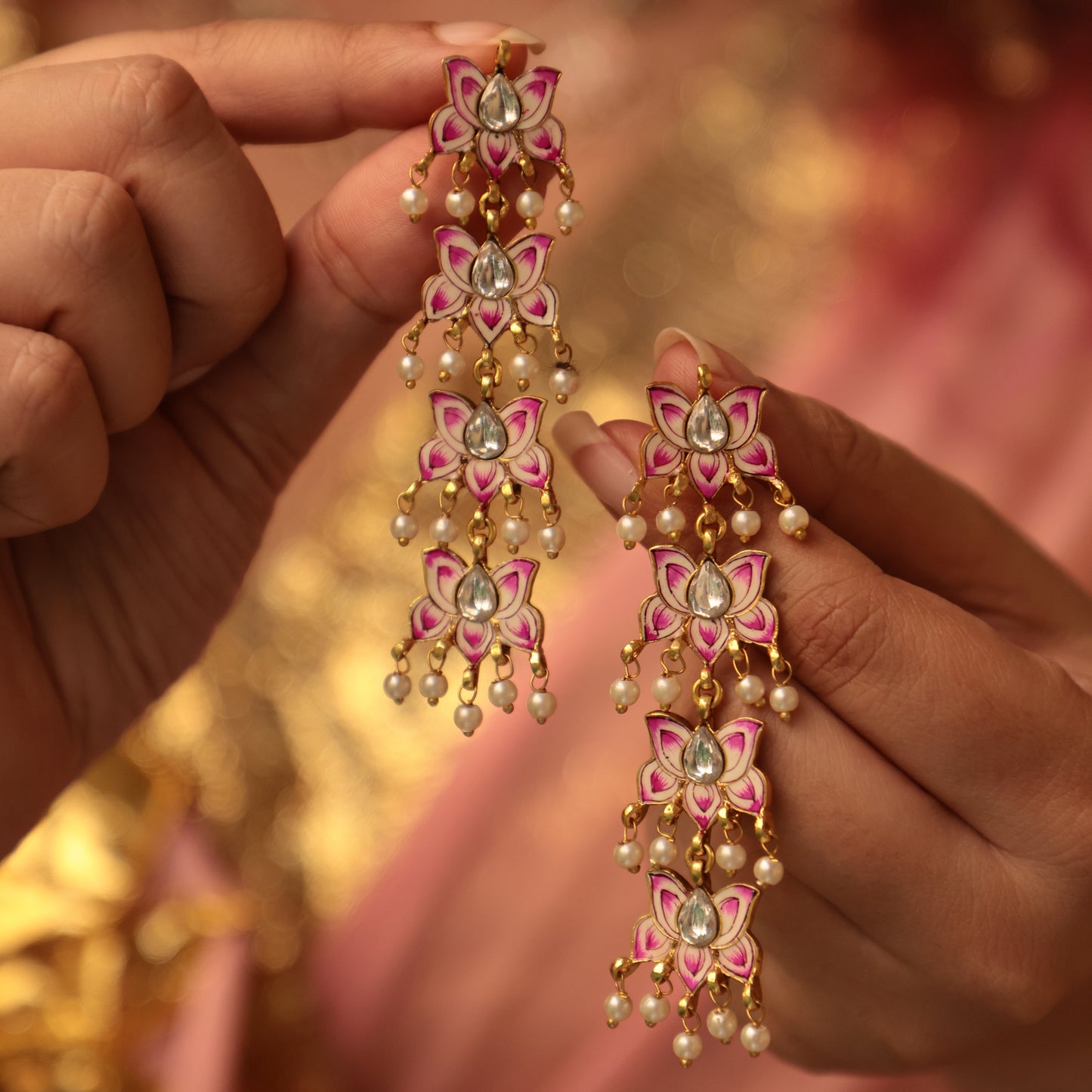 Padmalakshmi Statement Earrings