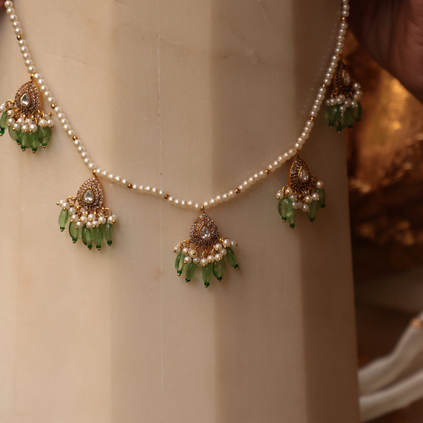 Samsara Necklace with studs