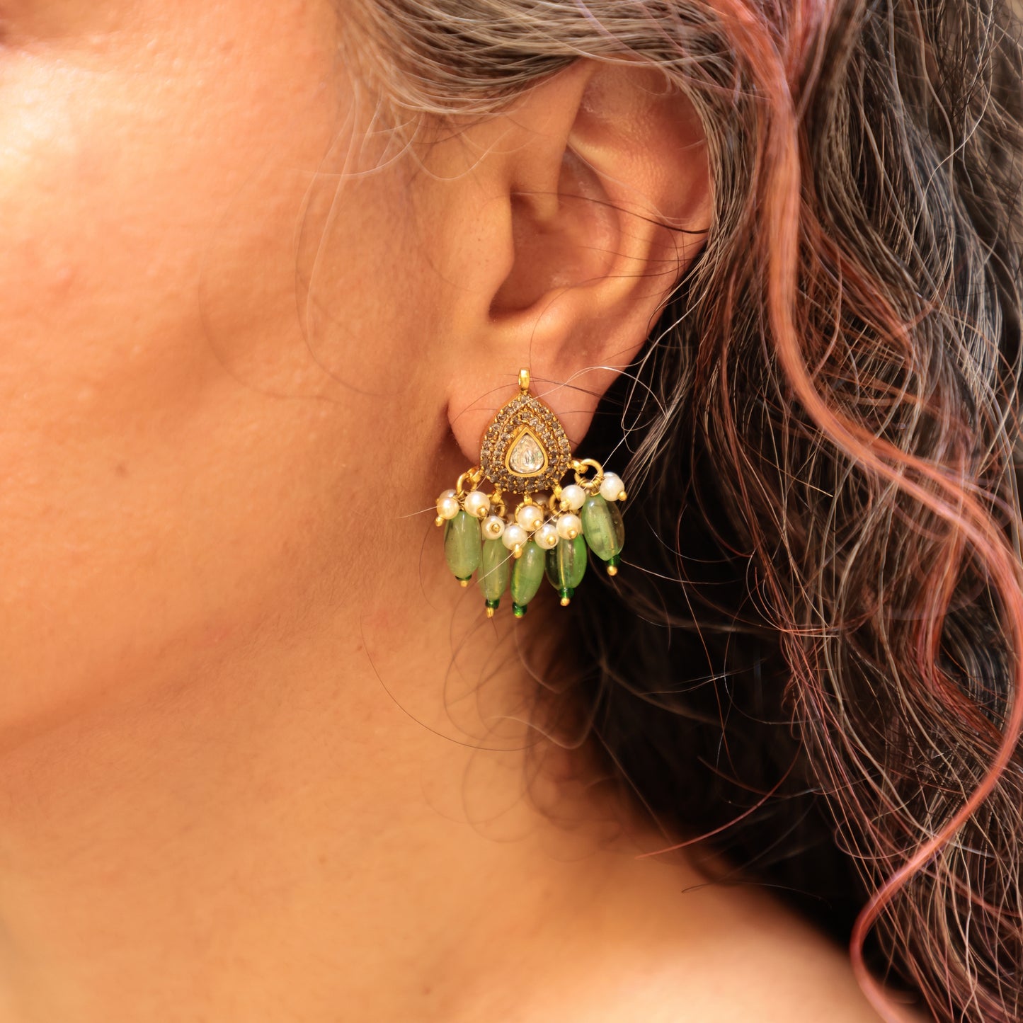 Samsara Necklace with studs