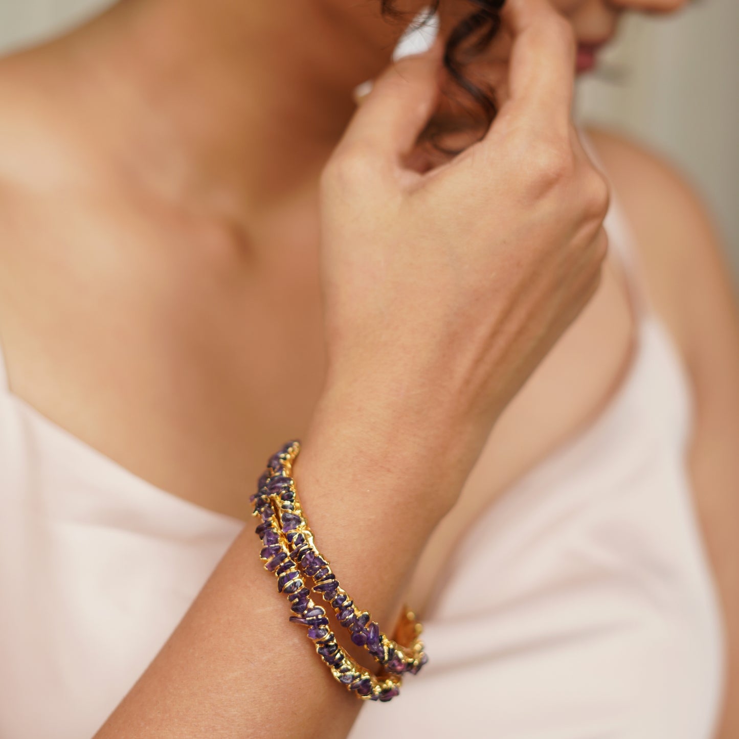 Jamun tumble bangle - Single - Made to order