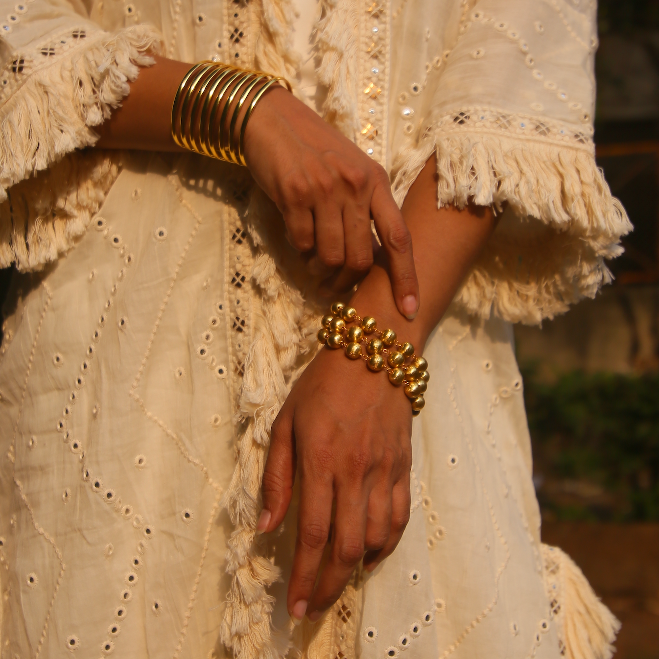 3 Layered Bauble bracelet