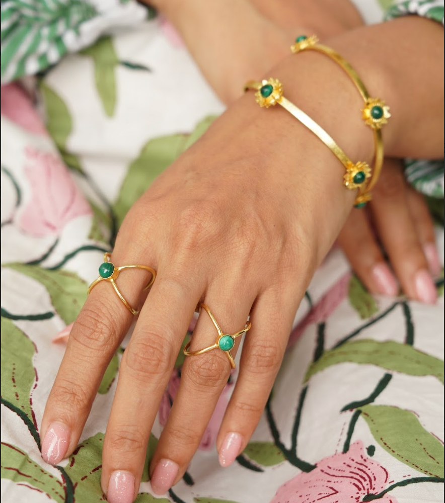 Aranya Phool Bangle - Pair