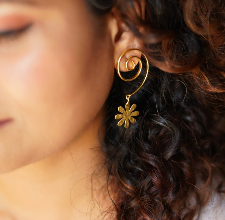 Basanti Spiral Earrings