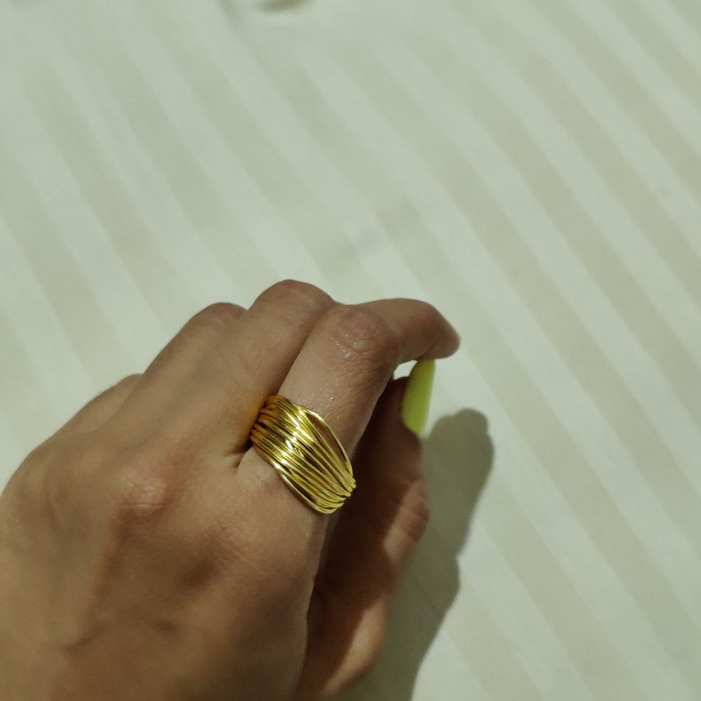 La Ola Ring - Gold Plated