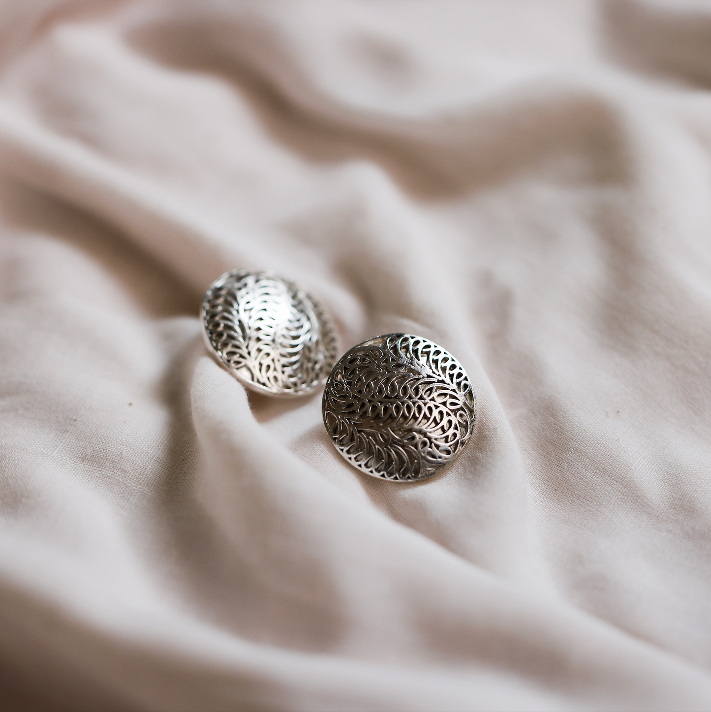 Haya Earrings - Silver Tone