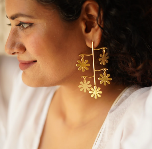 Basanti Shakha earrings