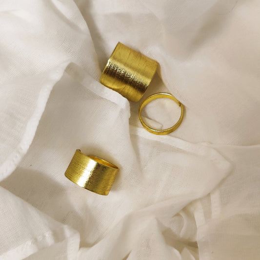 Sol Band Ring Set - Small + Large + Slim