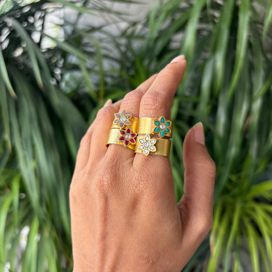 Mallipoo - Sol Band Adjustable Ring