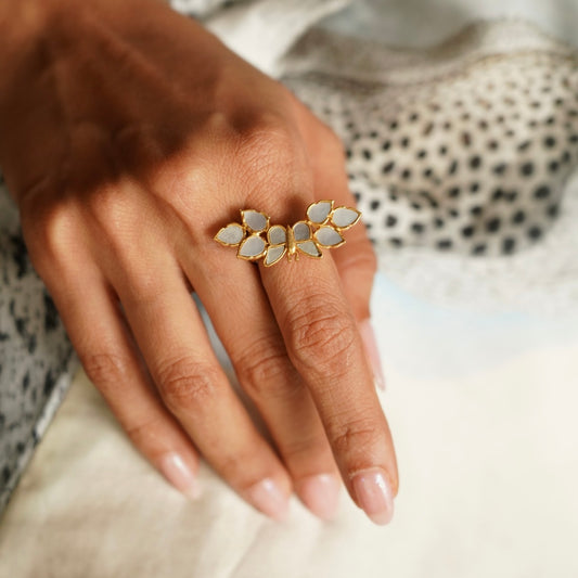 Mariposa Statement Adjustable Ring