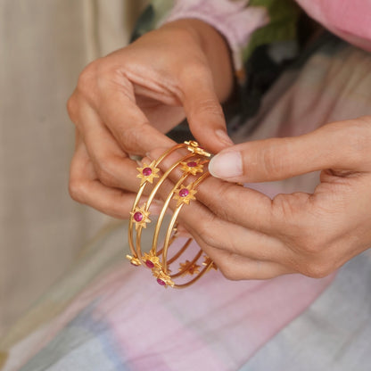 Choti Tara Bangles - Rani - Pair