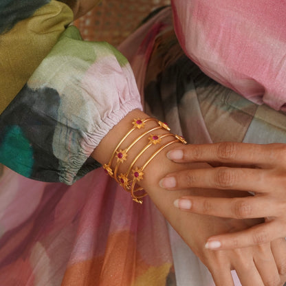 Choti Tara Bangles - Rani - Pair
