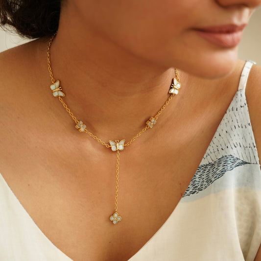 Mariposa Lariat Necklace