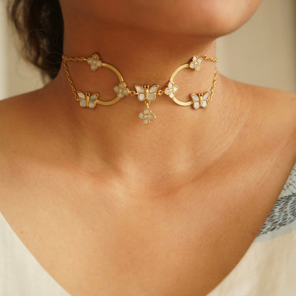 Mariposa Bow tie Choker