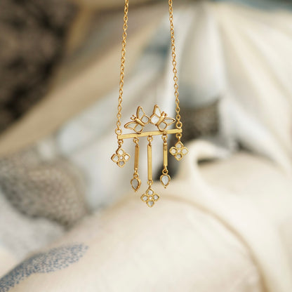 Mariposa Drop Necklace