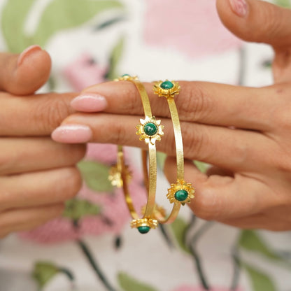 Aranya Phool Bangle - Pair