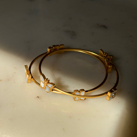 Mariposa Bangle Pair