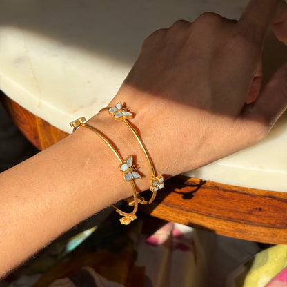 Mariposa Bangle Pair