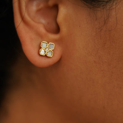 Ixora stud earrings