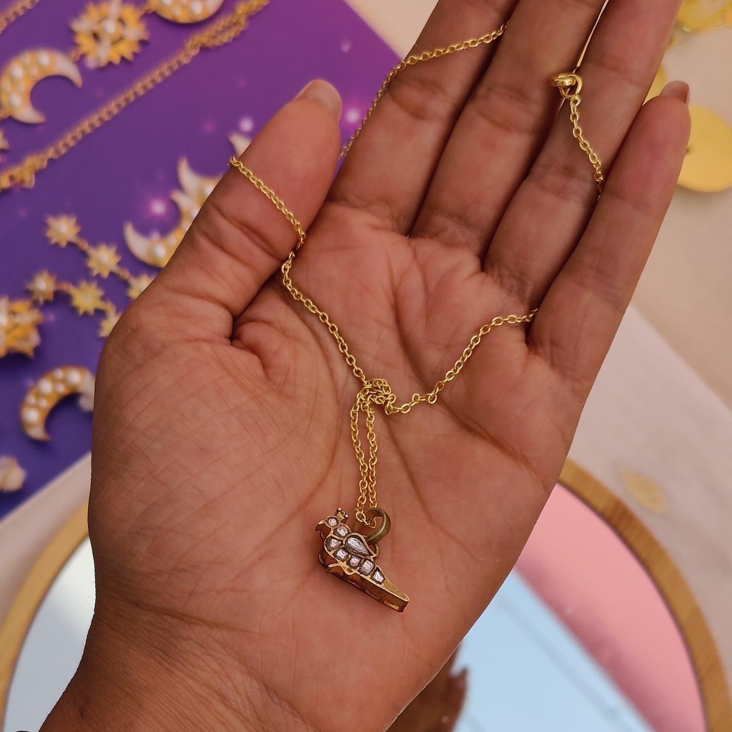 Chidiya Necklace - simple chain