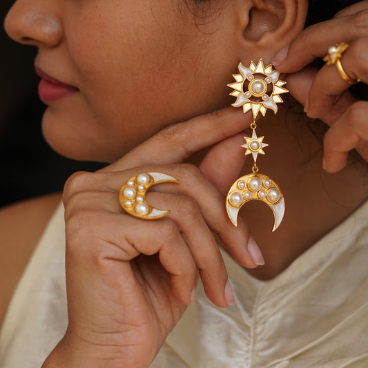 Vishwa Statement Earrings