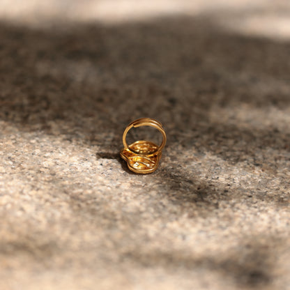 Wabi Sabi Pebble Adjustable Ring