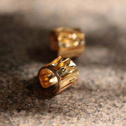 Wabi Sabi Cascade Adjustable Ring