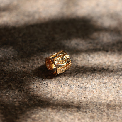 Wabi Sabi Cascade Adjustable Ring