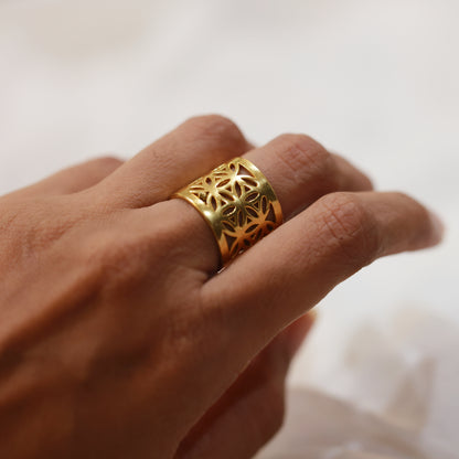 Mandala Band Ring - Dos