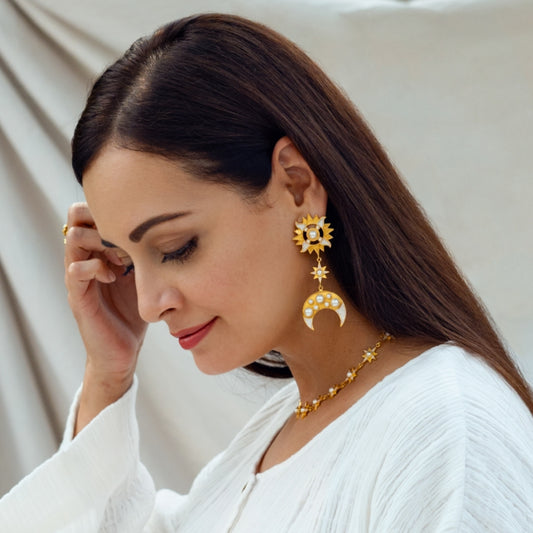 Vishwa Statement Earrings