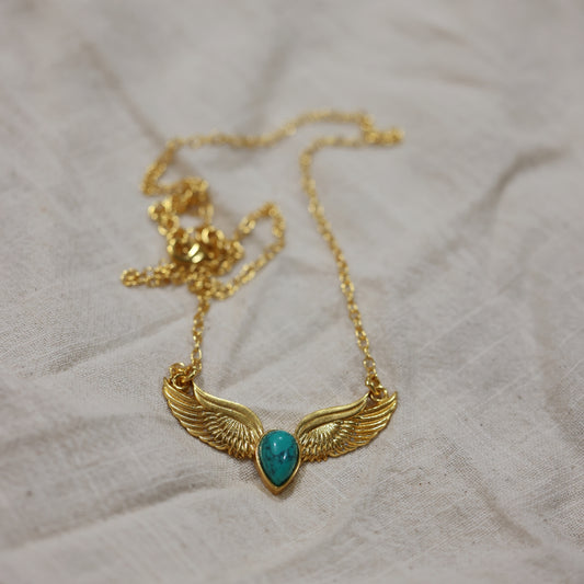 Firoza Wings Necklace