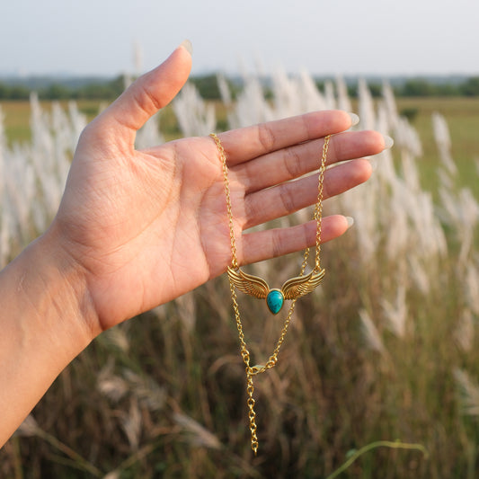 Firoza Wings Necklace