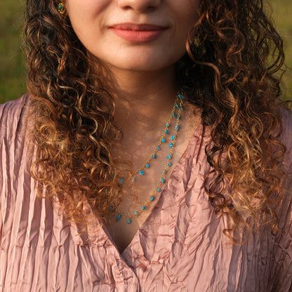 Firoza Drop Necklace