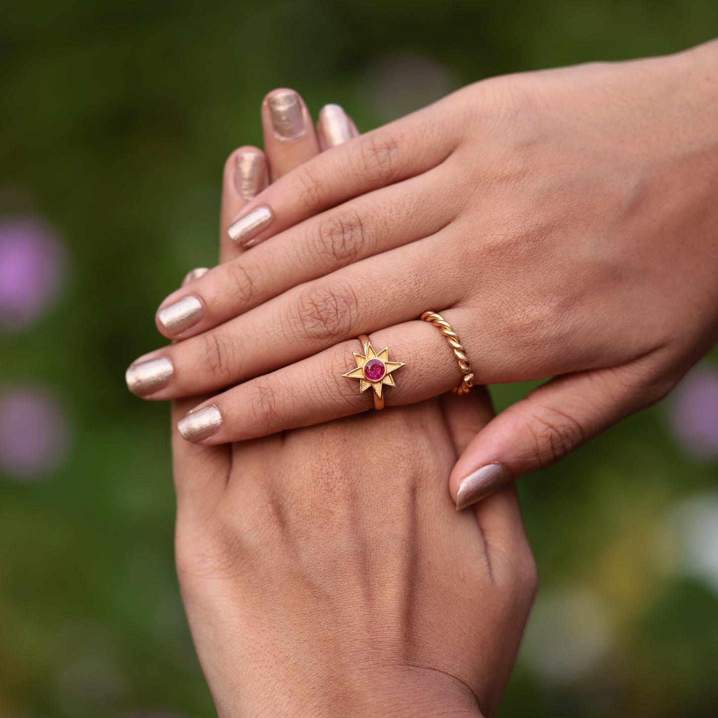 Choti Tara Ring Set - Rani