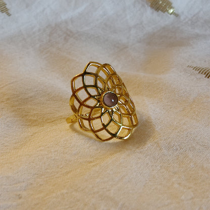 Mandala Jamun ring - Adjustable