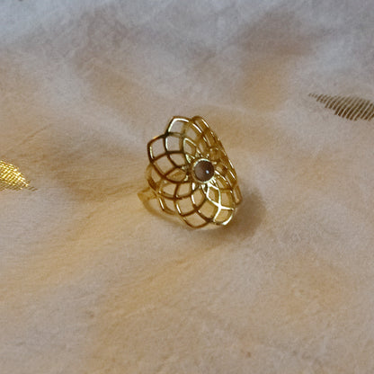 Mandala Jamun ring - Adjustable