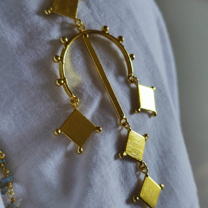 Basanti Savera Long Chain - Labradorite