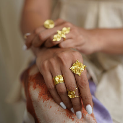 Tribe Band Adjustable Ring
