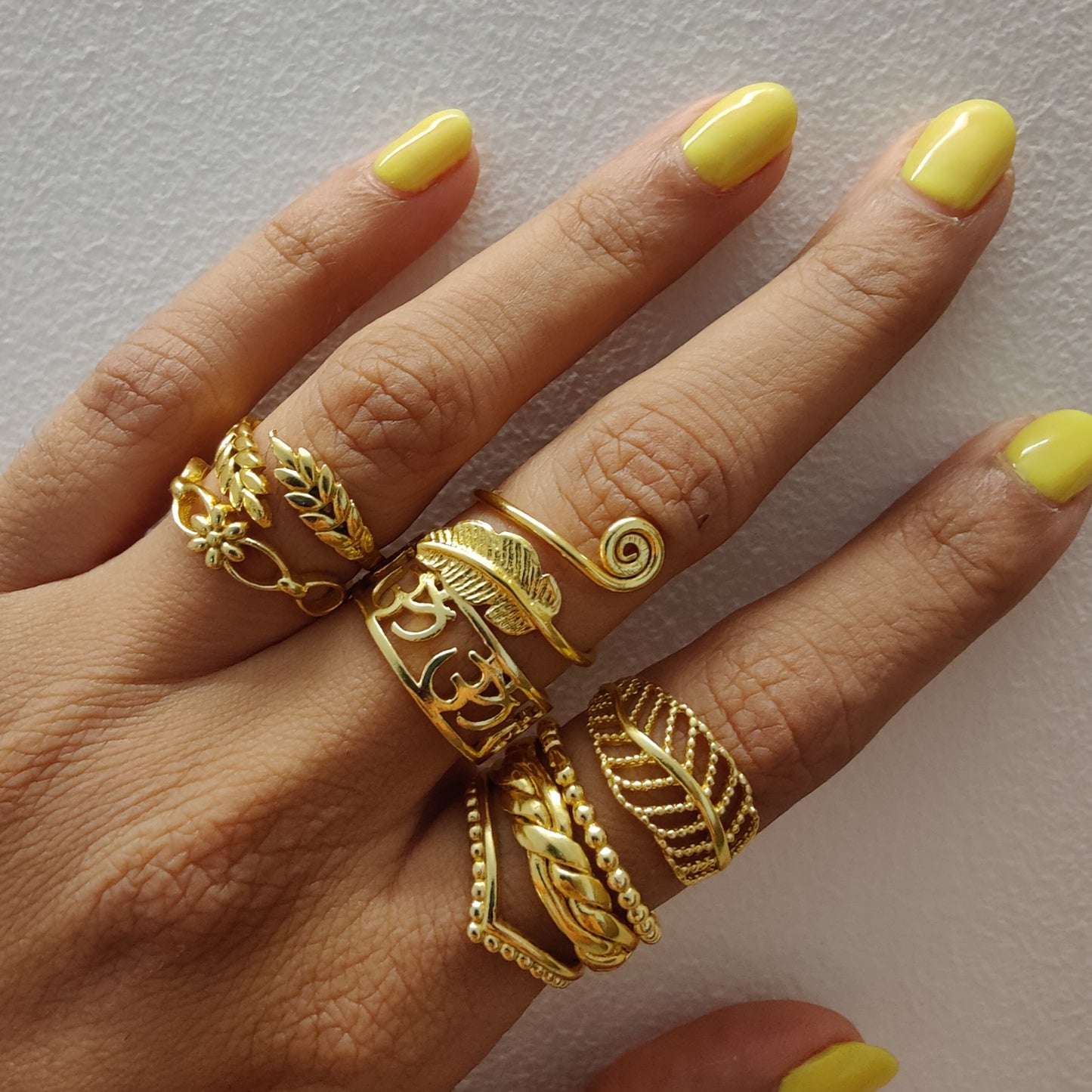 Rope adjustable ring
