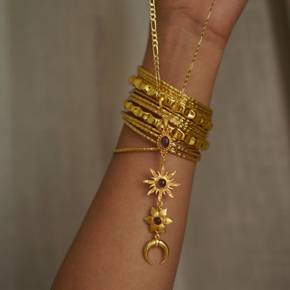 Jamun Surya - Chandra Necklace