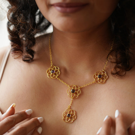 Jamun mandala Necklace